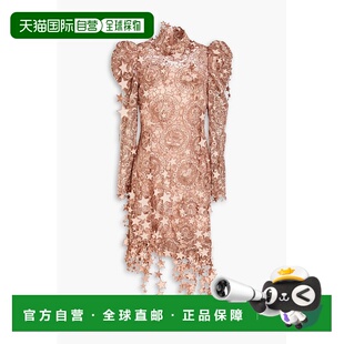 不对称金属感刺绣薄纱连衣裙 女士 香港直邮ZIMMERMANN 1h可退