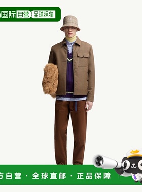 自营欧洲直邮Moncler/盟可睐 Escaut 羊毛羽绒服衬衫外套男装夹克