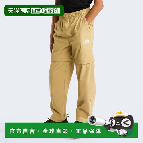 欧洲直邮The North Face北面 男孩弹性FlashDry™可转换徒步长裤