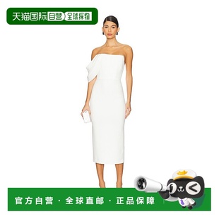 垂褶束腰中长连衣裙 女士 D1424RE25 PERRY 香港直邮ALEX