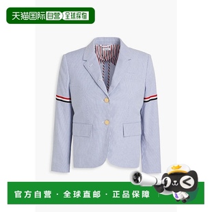 汤姆 布朗 女士 1h可退 外套 Browne 条纹棉质西装 香港直邮Thom