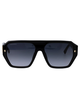 香港直邮DSQUARED2 男士太阳镜 D20128S8079O SS2026 黑色 D2 012