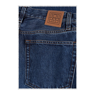 1h可退 香港直邮Toteme 经典剪裁牛仔裤 234-2036-741直筒裤