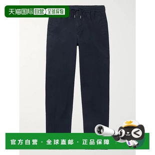 子 锥形棉质斜纹布抽绳裤 CI07WDEEPNAVY 男士 香港直邮Folk