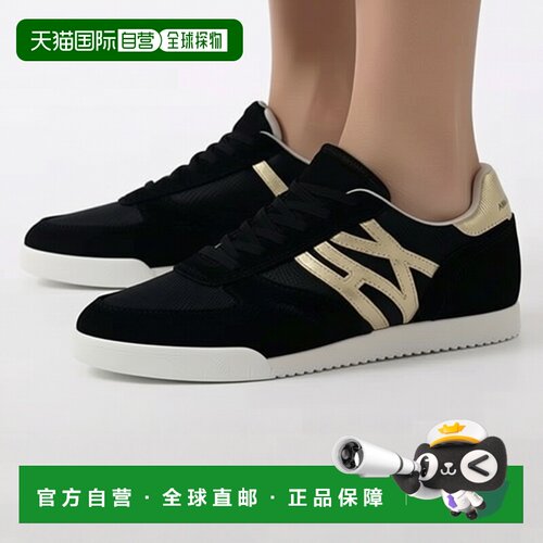 欧洲直邮Armani Exchange  女鞋 低帮板鞋 春夏 黑色 XW002794