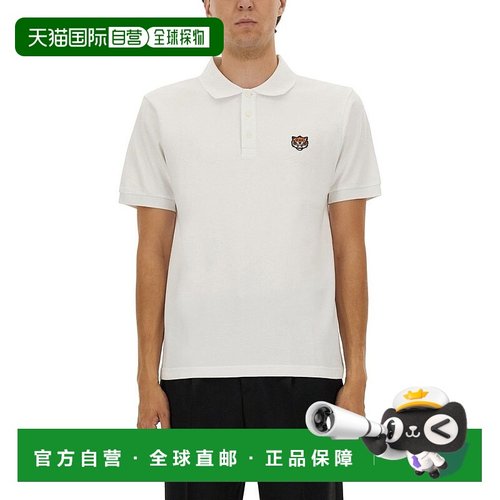 香港直邮Kenzo 高田贤三 男士 標誌貼片短袖 Polo 衫 FF65PO1524P