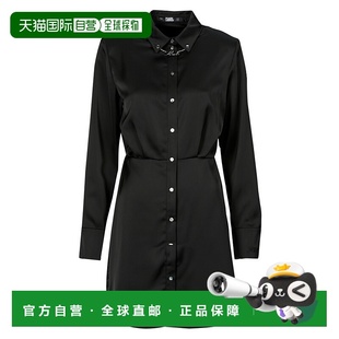女士 卡尔拉格斐 karl charm shir 欧洲直邮Karl satin Lagerfeld