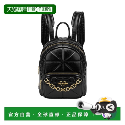香港直邮MOSCHINO 女士双肩包 JC4157PP1LLQ0000 AW2024 黑色