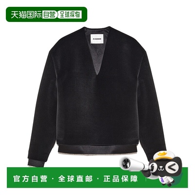 香港直邮Jil Sander V领针织衫 J03NH0029J20333长袖卫衣