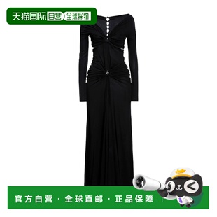 女士 舒适时尚 长款 black黑色 连衣裙 香港直邮Rabanne