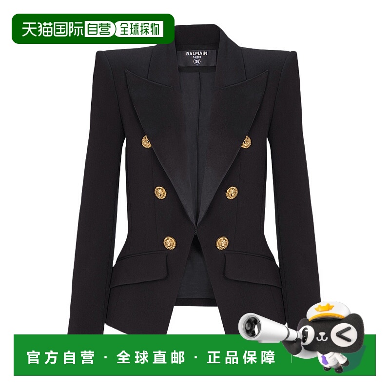 香港直邮Balmain 纽扣长袖西装外套 FF0SM340MB01