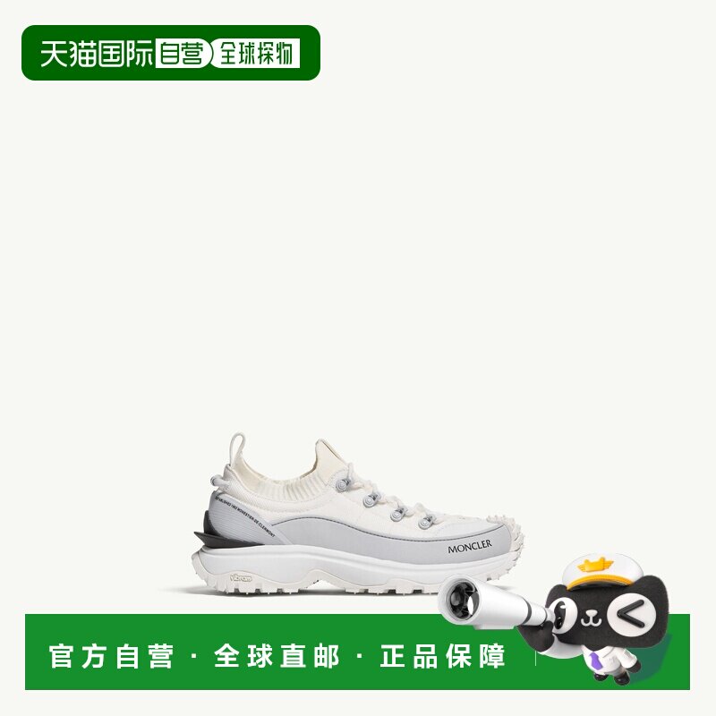 自营欧洲直邮Moncler盟可睐 Trailgrip Lite3女士白色网布运动鞋