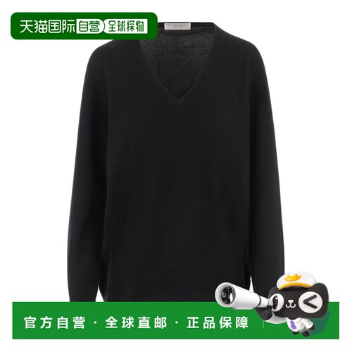香港直邮THE ROW 女士针织衫 11088Y751BLK AW2026 黑色 V领毛衣