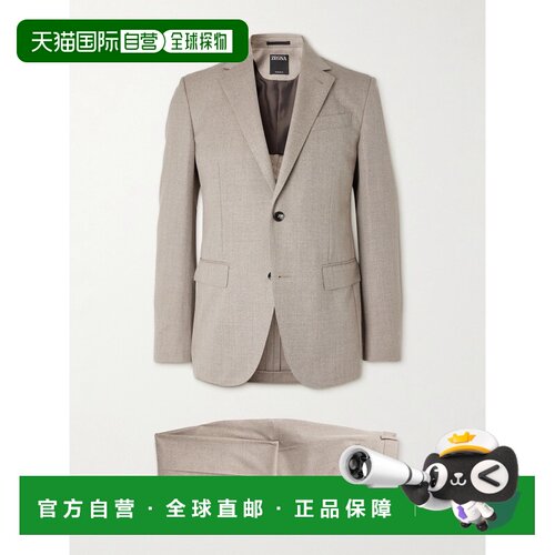 Zegna 杰尼亚 男士 羊毛斜纹布套装 20FT2Y23759【付后1h可退】