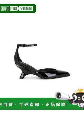 1h可退 香港直邮Simkhai 女士 Vixen 浅口鞋 525S012PAT black黑