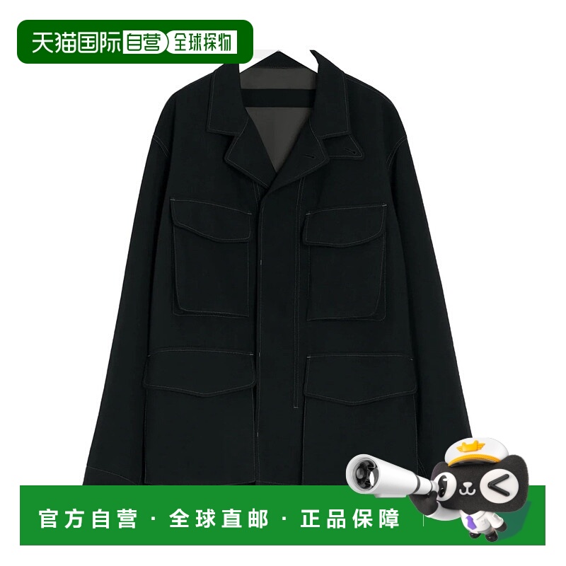 香港直邮Lemaire 男士 長袖扣袖口口袋襯衫 OW1161LF1457