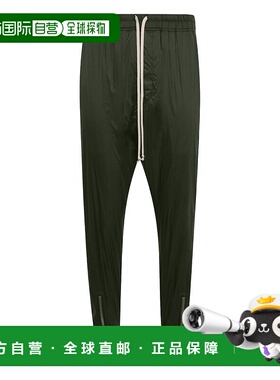 1h可退 香港直邮Rick Owens 抽绳休闲裤 RU02E1331NP卫裤