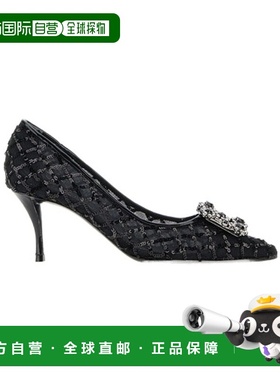 香港直邮Roger Vivier 细跟高跟鞋 RVW41421660TRJ单鞋一脚蹬