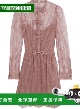 1h可退 香港直邮Valentino 华伦天奴 女士 Chantilly 蝴蝶结蕾丝