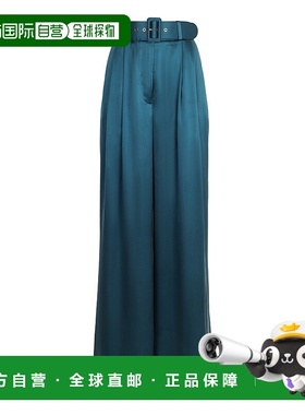 1h可退 香港直邮ZIMMERMANN 女士 褶饰搭扣休闲裤 2151PF24R