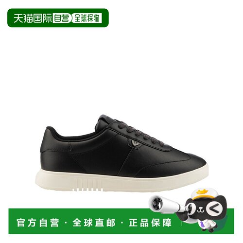 香港直邮EMPORIO ARMANI 男士 鹰形铭牌运动鞋 26【付后1h可退】