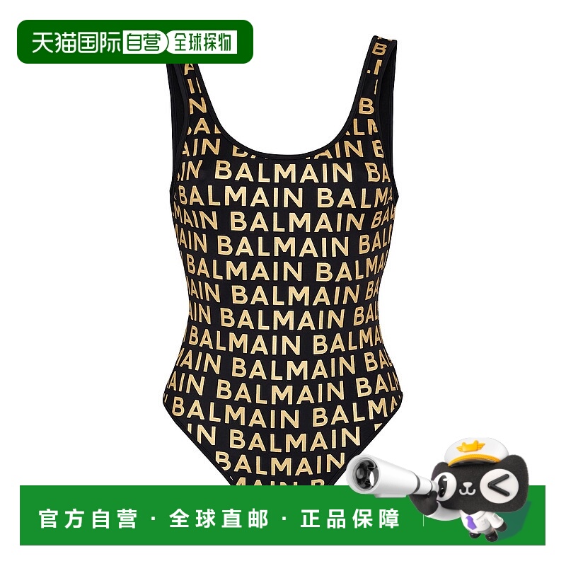 香港直邮Balmain 巴尔曼 女士 One-piece 泳衣 black黑色 舒适时