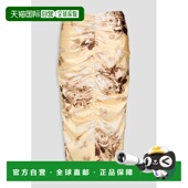 香港直邮ALESSANDRA RICH 亚历山德拉.瑞秋 1h可退 女士 褶皱印花