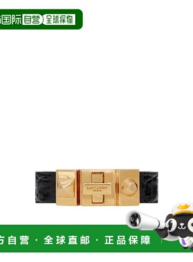 香港直邮Saint Laurent 徽标铆钉扭扣手链 7092251ZQ9J