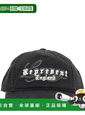 1h可退 香港直邮Represent 男士 棒球帽 MLM10035101 black黑色