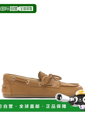 香港直邮Miu Miu 系带船型乐福鞋 5D123E8DIF005