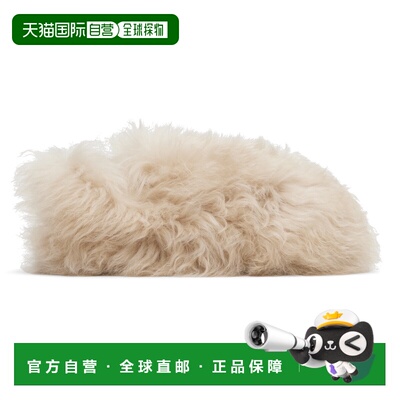 香港直邮Moncler 盟可睐 女士 驼色 Snug Shearling 芭蕾鞋 K209B
