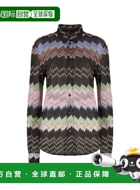 1h可退 香港直邮MISSONI 米索尼 女士 人字纹衬衫 DS26SJ0OBR014W