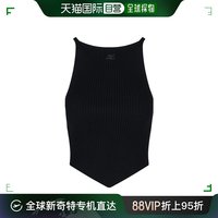 香港直邮Courreges 女士 罗纹背心 123MTO042FI0001