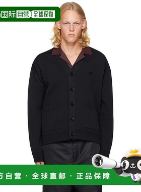 1h可退 香港直邮Valentino 华伦天奴 男士 黑色铆钉开衫 1V0KA02E