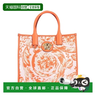 香港直邮versace 范思哲 女士 手袋 orange橙色 舒适时尚托特包