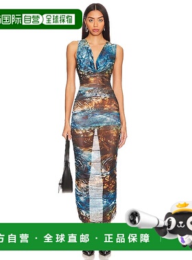 香港直邮Superdown 女士 Delara 褶皱连衣裙 SDD3859S24