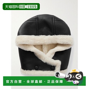 1h可退 香港直邮YVES SALOMON 女士 毛羊皮兜帽 26W25WAA611XXMSC