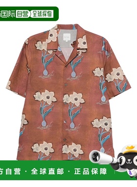 1h可退 香港直邮Paul Smith 保罗 史密斯 男士 橙色衬衫 M1R905UV