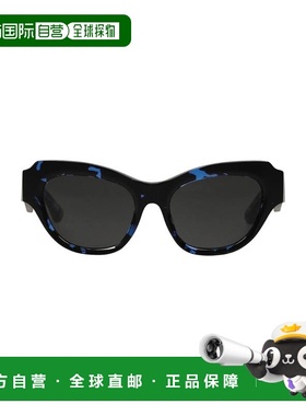 1h可退 香港直邮Burberry 巴宝莉 女士 太阳眼镜 blue蓝色 舒适时