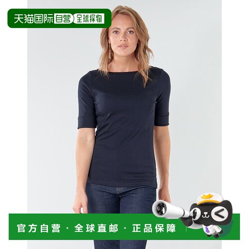 欧洲直邮Lauren Ralph Lauren 女士 JUDY 短袖T恤 海蓝色