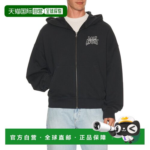 美国直邮Palm Angels 棕榈天使 男士 棕榈树印花叶子拉链宽松款连