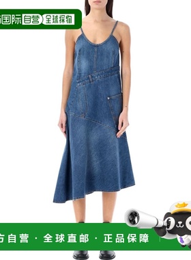 1h可退 香港直邮J.W. Anderson 女士 牛仔吊带连衣裙 DD0009PG149