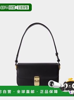1h可退 香港直邮A.P.C. 女士 翻盖斜挎包 PXBMWF61615 black黑色
