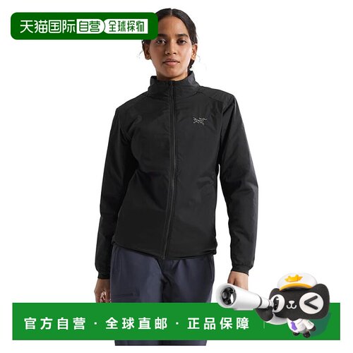 美国直邮arc'teryx 始祖鸟 女士 Atom 夹克 black黑色 舒适时尚