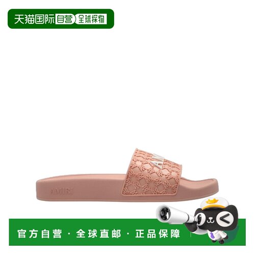 1h可退 香港直邮AMIRI 女士凉鞋 AWFOSL1002589 CO 棕色 圆头拖鞋