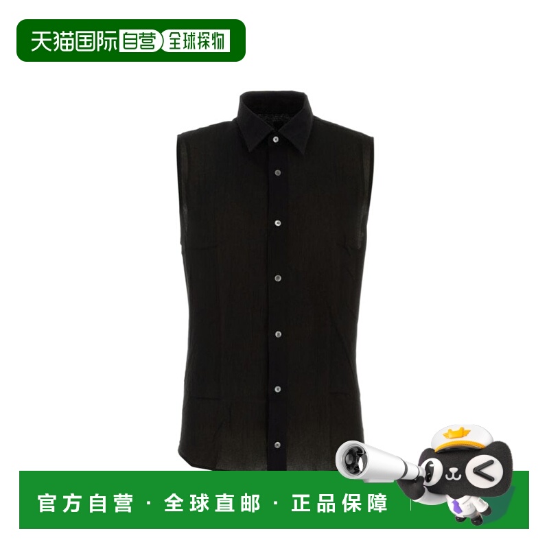 香港直邮Ami Paris 无袖衬衫 USH227VI0016.