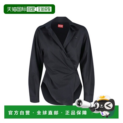 1h可退 香港直邮Diesel 迪赛 女士 黑色衬衫 A200600EPCL