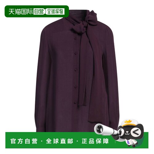 香港直邮valentino 华伦天奴 女士 Blouses 纯色衬衫