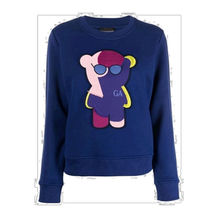 香港直邮Emporio Armani Manga Bear 长袖套头卫衣 6K2M6M2JYTZ