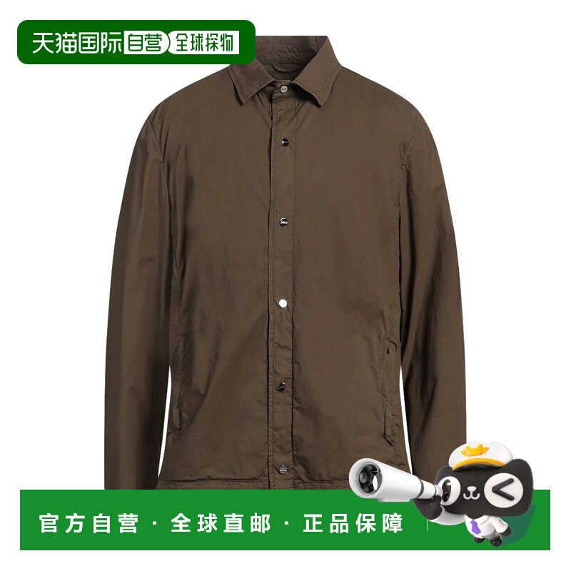 1h可退 香港直邮Herno 男士 宽松款衬衫 green绿色 舒适时尚